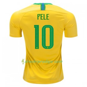 Nogometni Dresovi Brazil Pele 10 Domaći Svjetsko prvenstvo 2018 - Kratkih Rukava